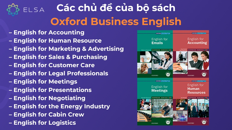 Oxford Business English - Bộ sách học tiếng Anh cho người đi làm 12 chủ đề của bộ sách Oxford Business English