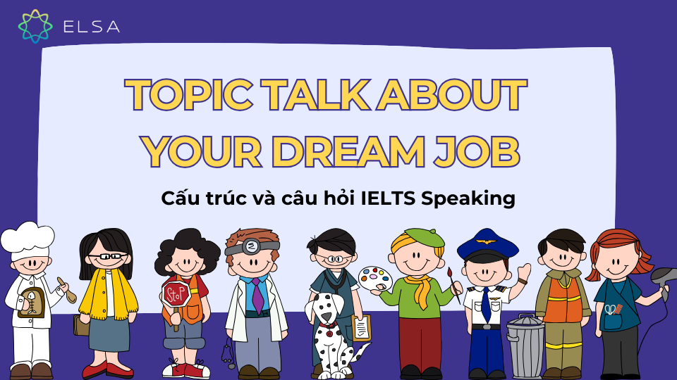 Cấu trúc và câu hỏi IELTS Speaking của topic Talk about your dream job