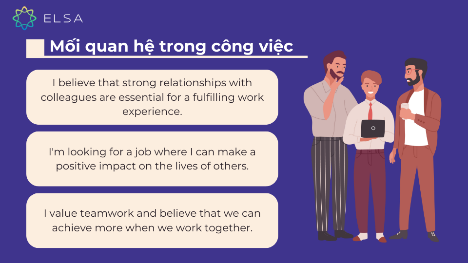 Mối quan hệ trong công việc