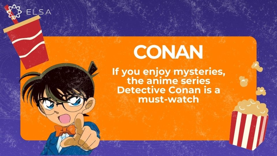 Viết về bộ phim Conan bằng tiếng Anh Viết về bộ phim Conan bằng tiếng Anh