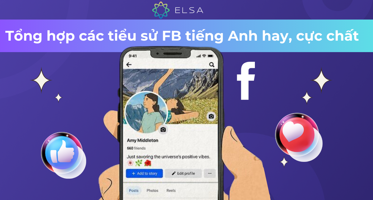 Tổng hợp các tiểu sử FB tiếng Anh hay, cực chất