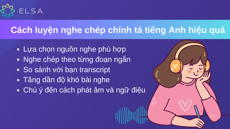 Một số mẹo nghe chép chính tả tiếng Anh hiệu quả Một số mẹo nghe chép chính tả tiếng Anh hiệu quả