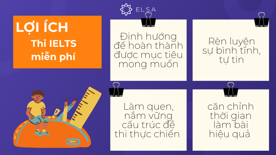 Những lợi ích khi thi thử IELTS online miễn phí Lợi ích khi thi thử IELTS miễn phí