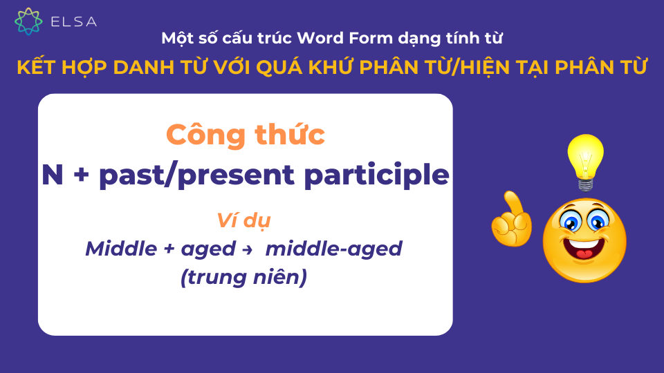 Một số cấu trúc Word Form dạng tính từ khi kết hợp với quá khứ phân từ/hiện tại phân từ Một số cấu trúc Word Form dạng tính từ khi kết hợp với quá khứ phân từ/hiện tại phân từ