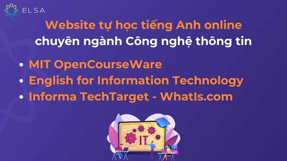 Website tự học tiếng Anh chuyên ngành Công nghệ thông tin online Website tự học tiếng Anh chuyên ngành Công nghệ thông tin online