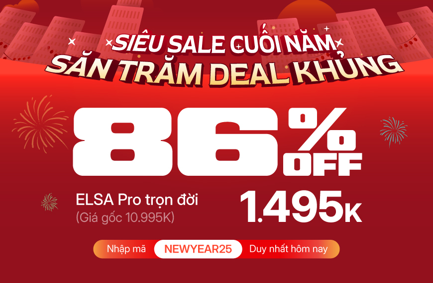 ELSA Pro trọn đời