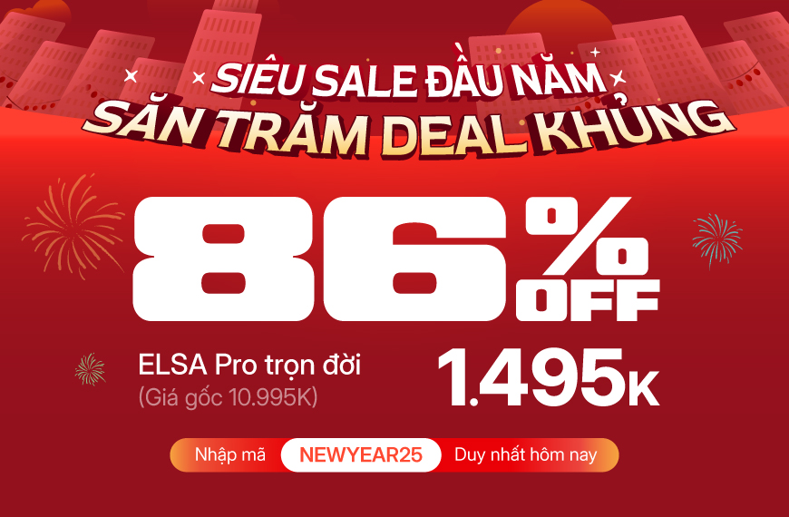 ELSA Pro trọn đời