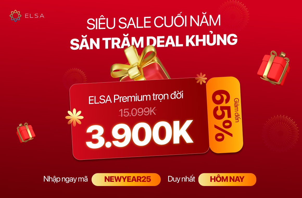 ELSA Premium trọn đời