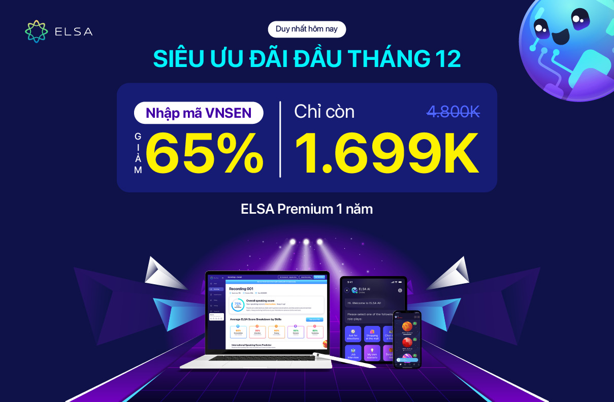 ELSA Premium 1 năm