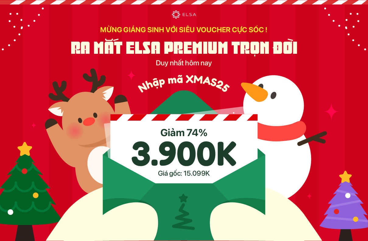 ELSA Premium trọn đời