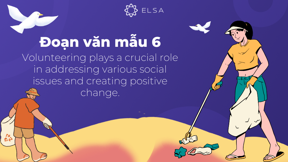 Đoạn văn mẫu số 6 về chủ đề Talk about the benefits of volunteering activities hay đáng tham khảo