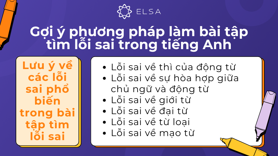 Lưu ý các lỗi sai phổ biến giúp bạn nâng cao khả năng làm bài tập tìm lỗi sai tiếng Anh một cách đáng kể Lưu ý các lỗi sai phổ biến giúp bạn nâng cao khả năng làm bài tập tìm lỗi sai tiếng Anh một cách đáng kể