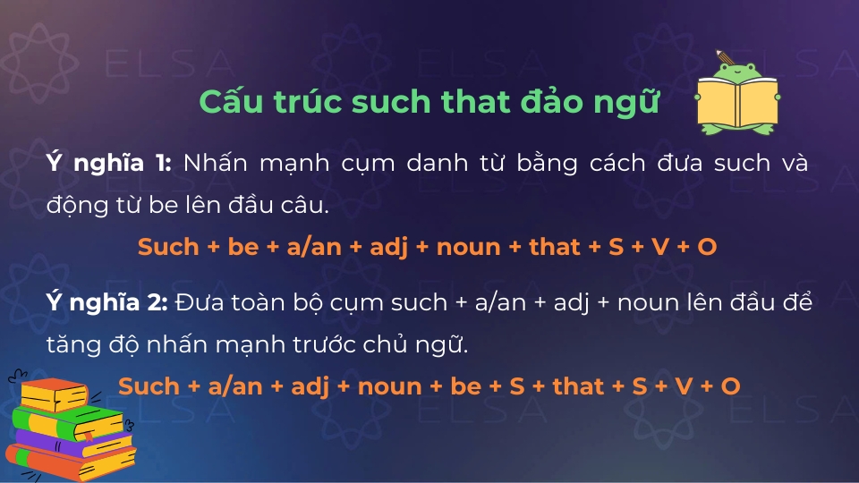 Ý nghĩa và cấu trúc đảo ngữ của such that