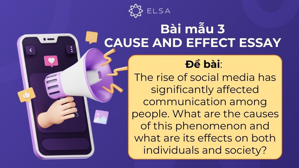 Bài mẫu Cause and Effect essay số 3 Bài mẫu Cause and Effect essay số 3