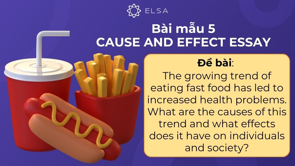 Bài mẫu Cause and Effect essay số 5 Bài mẫu Cause and Effect essay số 5