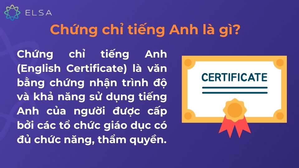 Chứng chỉ tiếng Anh là gì? Chứng chỉ tiếng Anh là gì?