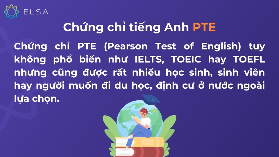 Chứng chỉ tiếng Anh PTE Chứng chỉ tiếng Anh PTE