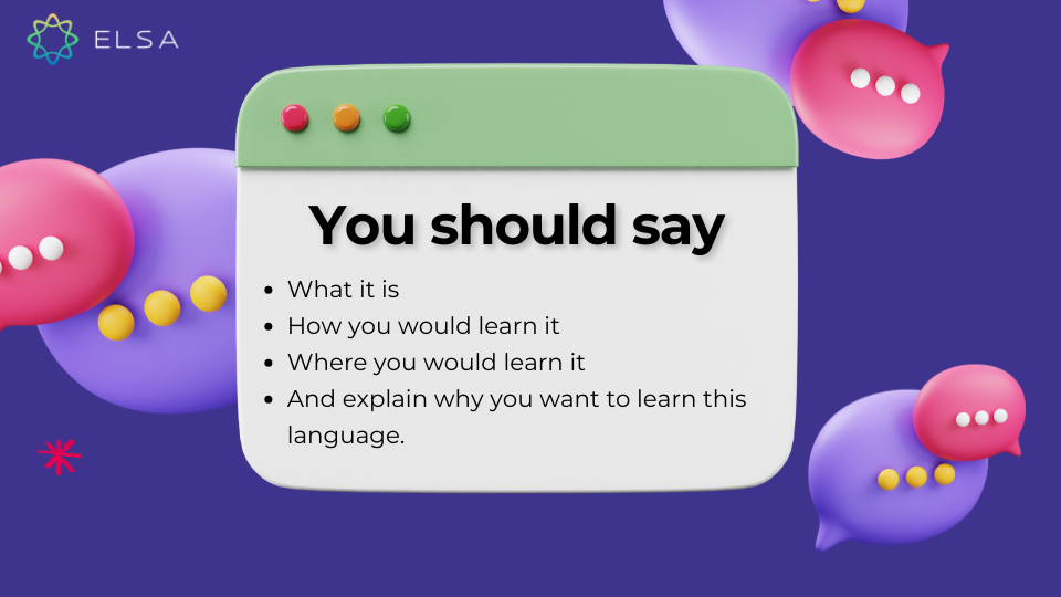 Phân tích topic Describe a language other than english that you would like to learn Phân tích topic Describe a language other than english that you would like to learn