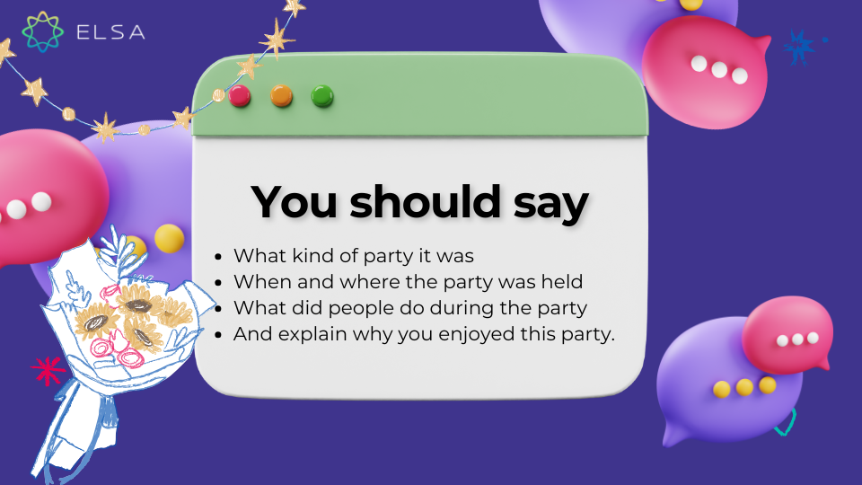 Describe a time when you went to a party that you enjoyed Describe a time when you went to a party that you enjoyed