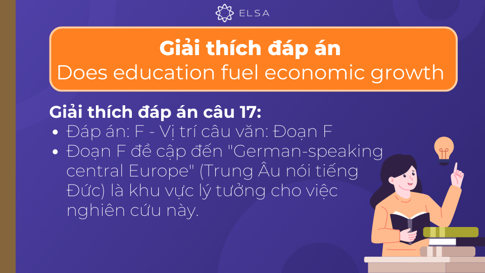 Giải thích đáp án chi tiết của câu 17 Giải thích đáp án chi tiết của câu 17