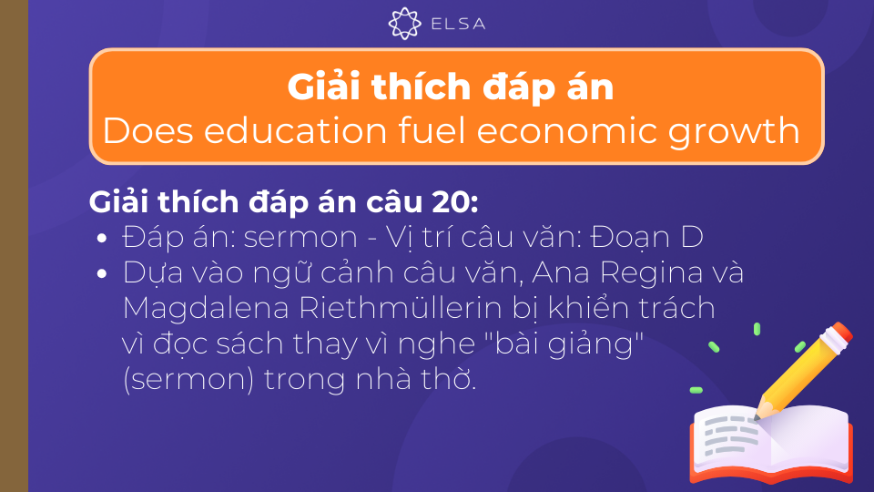 Giải thích đáp án chi tiết của câu 20 Giải thích đáp án chi tiết của câu 20