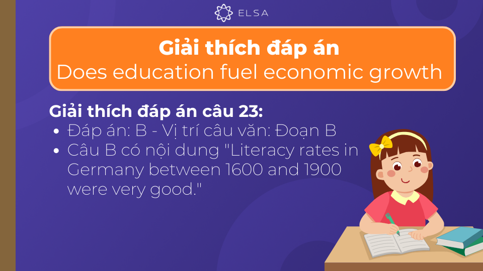 Giải thích đáp án chi tiết của câu 23 Giải thích đáp án chi tiết của câu 23