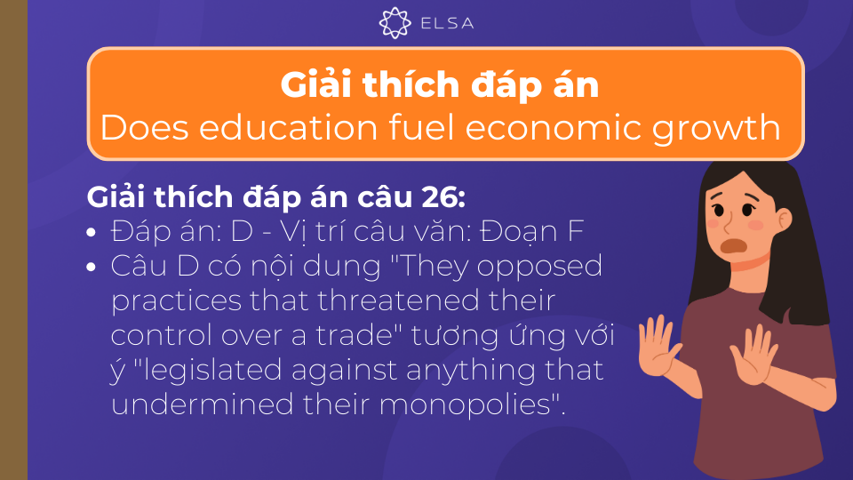 Giải thích đáp án chi tiết của câu 26 Giải thích đáp án chi tiết của câu 26
