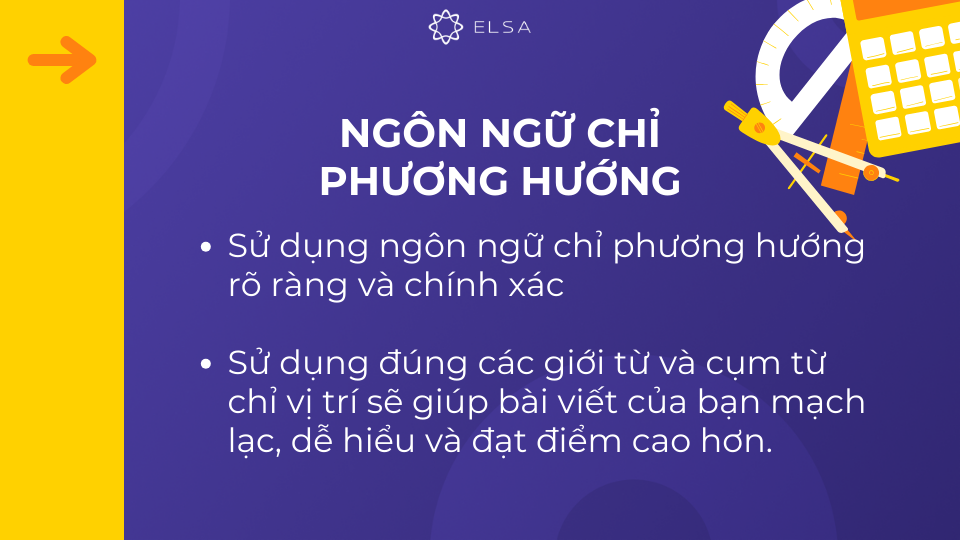 Dùng ngôn ngữ chỉ phương hướng rõ ràng và chính xác là rất quan trọng trong IELTS Writing Task 1 MAP Dùng ngôn ngữ chỉ phương hướng rõ ràng và chính xác là rất quan trọng trong IELTS Writing Task 1 MAP