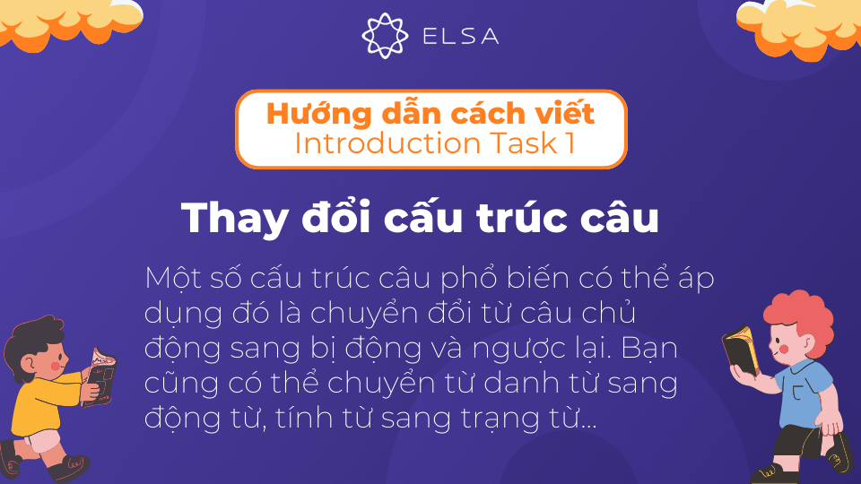 Thay đổi cấu trúc câu để bài viết trở nên sinh động hơn Thay đổi cấu trúc câu để bài viết trở nên sinh động hơn