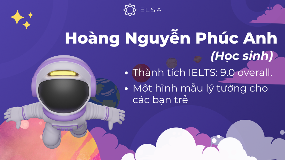 Hoàng Nguyễn Phúc Anh đạt IELTS 9.0 ngay trong lần thi đầu tiên Hoàng Nguyễn Phúc Anh đạt IELTS 9.0 ngay trong lần thi đầu tiên