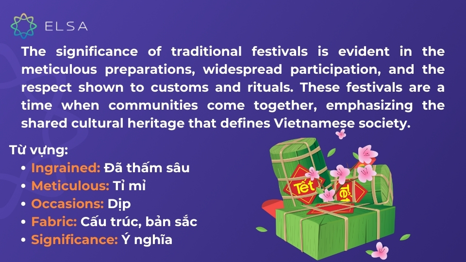 Bài mẫu 1 chủ đề Talk about Tet holiday Bài mẫu 1 chủ đề Talk about Tet holiday