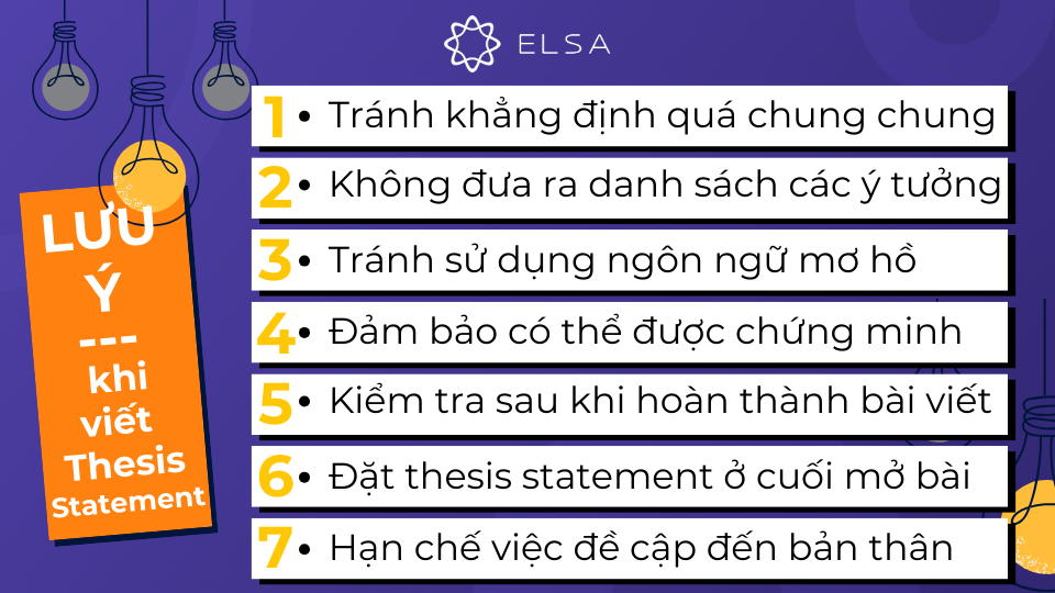 Thesis Statement mạnh mẽ giúp bài viết của bạn mạch lạc, thuyết phục và đạt điểm cao trong kỳ thi IELTS Thesis Statement mạnh mẽ giúp bài viết của bạn mạch lạc, thuyết phục và đạt điểm cao trong kỳ thi IELTS