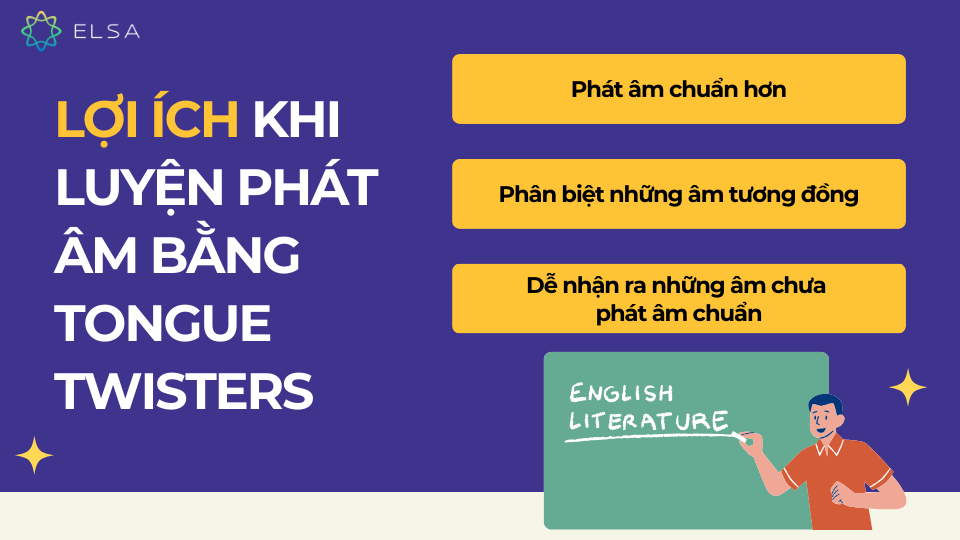 Lợi ích khi luyện phát âm bằng Tongue twisters Lợi ích khi luyện phát âm bằng Tongue twisters