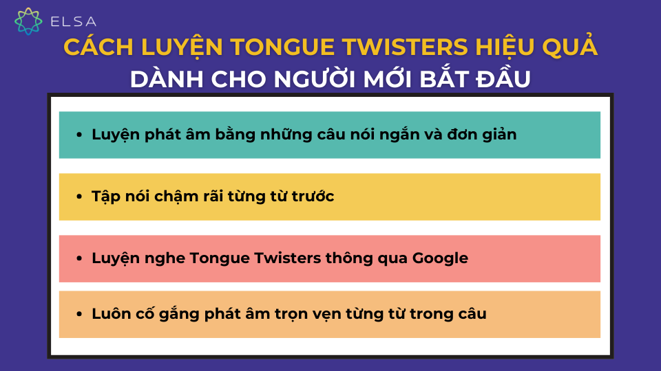 Cách luyện Tongue twisters hiệu quả dành cho người mới bắt đầu Cách luyện Tongue twisters hiệu quả dành cho người mới bắt đầu