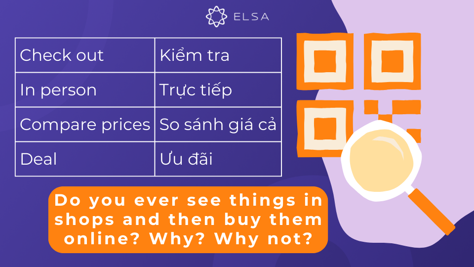 Do you ever see things in shops and then buy them online? Why? Why not? Do you ever see things in shops and then buy them online? Why? Why not?