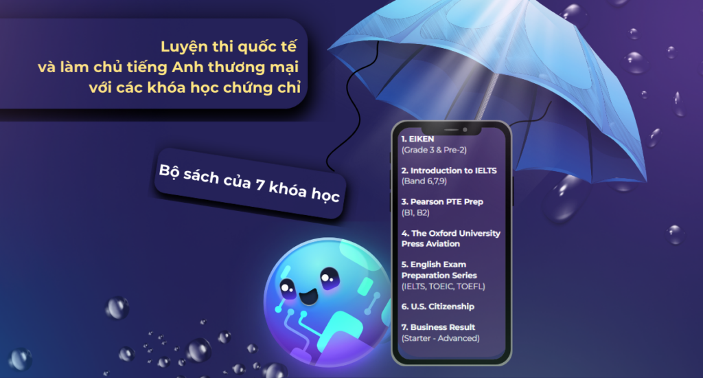 Luyện thi quốc tế và làm chủ tiếng Anh thương mại với các khóa học chứng chỉ