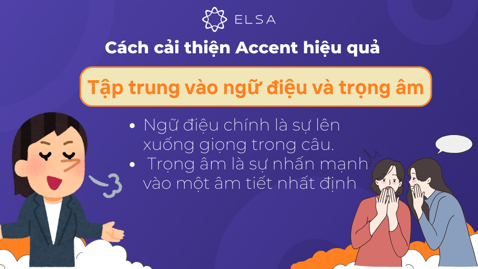 Tập trung vào ngữ điệu và trọng âm là cách để tạo nên một Accent hay và tự nhiên Tập trung vào ngữ điệu và trọng âm là cách để tạo nên một Accent hay và tự nhiên