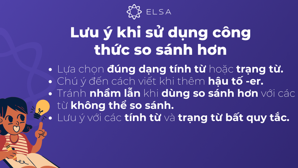 Một số lưu ý khi sử dụng cấu trúc so sánh hơn Một số lưu ý khi sử dụng cấu trúc so sánh hơn