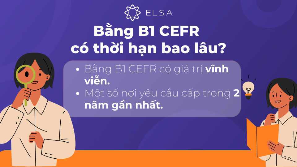 Chứng chỉ B1 CEFR có giá trị vĩnh viễn Chứng chỉ B1 CEFR có giá trị vĩnh viễn