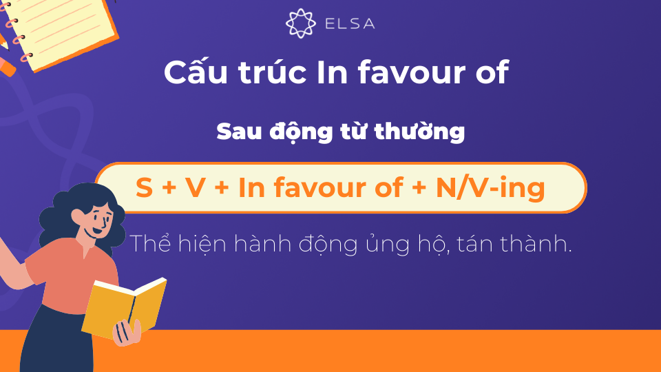 Cấu trúc In favour of sau động từ thường Cấu trúc In favour of sau động từ thường