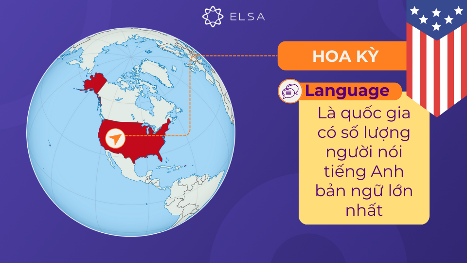 Hoa Kỳ cũng là quốc gia có số lượng người nói tiếng Anh bản ngữ lớn nhất Thế giới Hoa Kỳ cũng là quốc gia có số lượng người nói tiếng Anh bản ngữ lớn nhất Thế giới