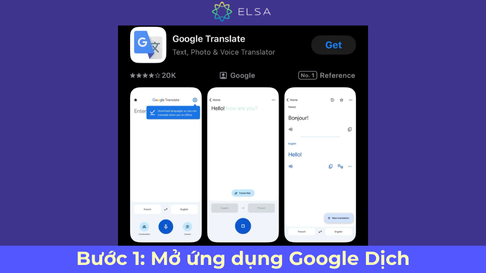 Google dịch hình ảnh từ tiếng Anh trên điện thoại - bước 1 Google dịch hình ảnh từ tiếng Anh trên điện thoại - bước 1