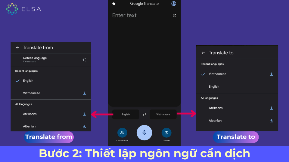 Google dịch hình ảnh từ tiếng Anh trên điện thoại - bước 2 Google dịch hình ảnh từ tiếng Anh trên điện thoại - bước 2