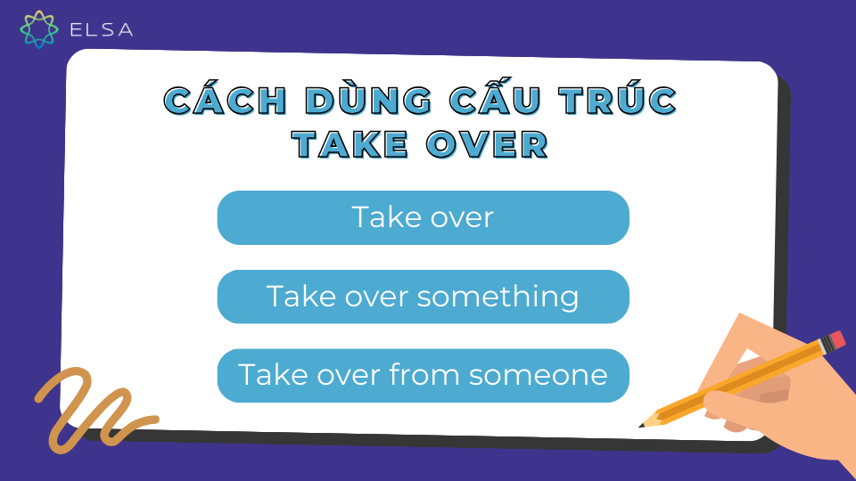 Cách dùng cấu trúc take over Cách dùng cấu trúc take over