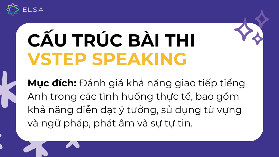 Cấu trúc bài thi VSTEP speaking Cấu trúc bài thi VSTEP speaking