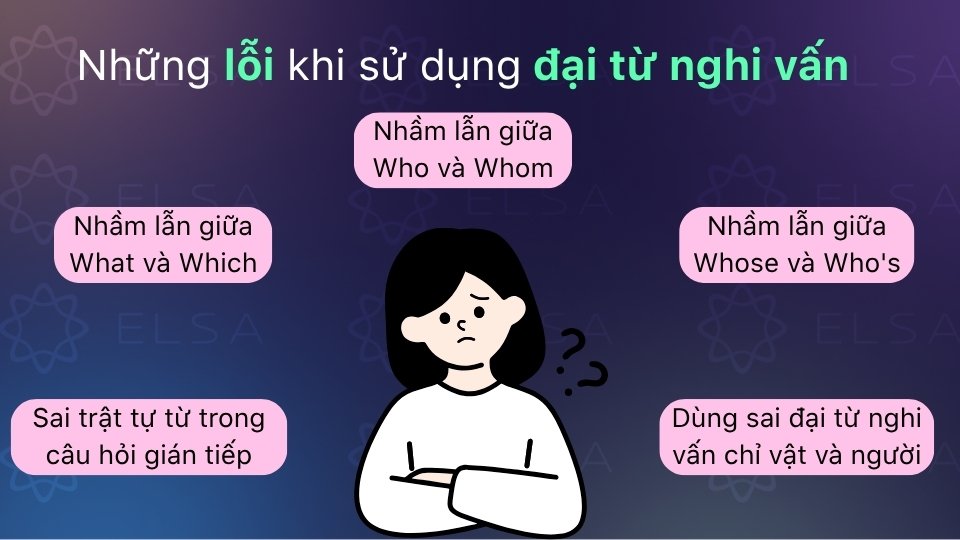 Một số lỗi thường gặp khi sử dụng đại từ nghi vấn