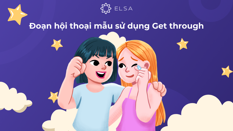 Đoạn hội thoại mẫu sử dụng Get through Đoạn hội thoại mẫu sử dụng Get through