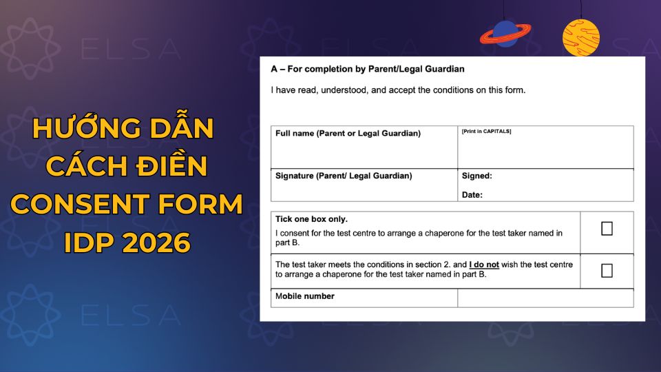 Phần A: Do Phụ huynh/Người giám hộ hợp pháp hoàn thành