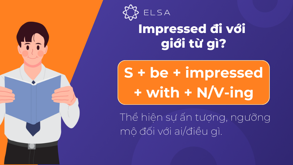 Impressed đi với giới từ with Impressed đi với giới từ with