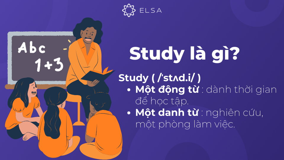 Study vừa là động từ vừa là danh từ Study vừa là động từ vừa là danh từ